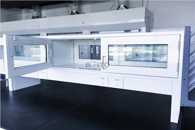 Can a duct fume hood be used without a sash?